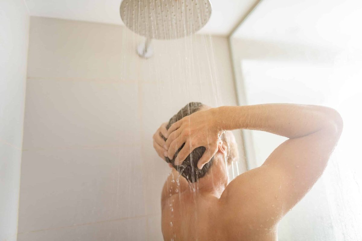 douche froide après le sport